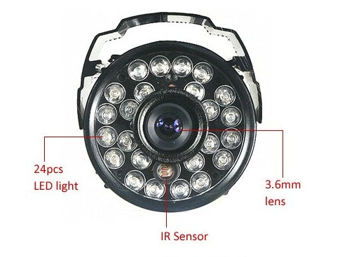 Outdoor HD Security Camera - Night Vision & Motion Detection Surveillance