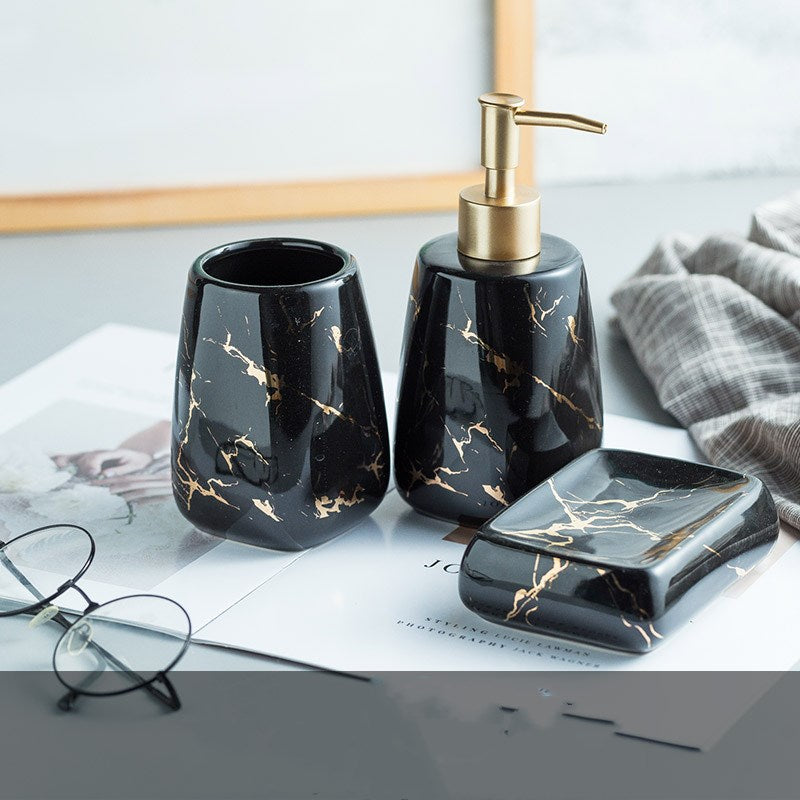 Bathroom Accessory Set – Wash & Storage Kit