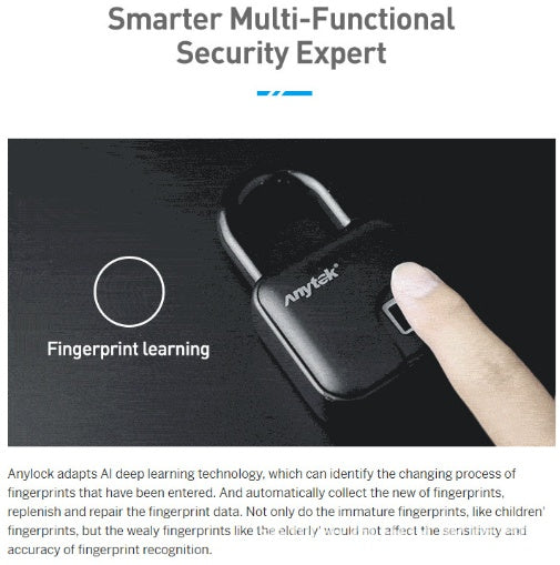 Smart Biometric Padlock L3: Waterproof & Keyless Security