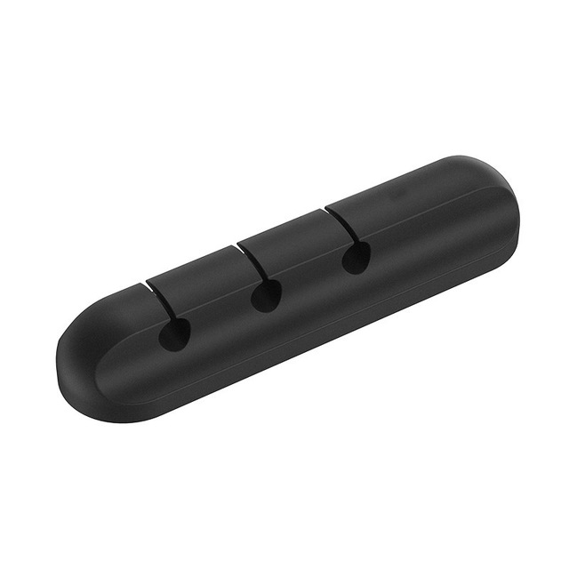 Universal Silicone Cable Winder & Desktop Organizer for USB, Charger & Headphones