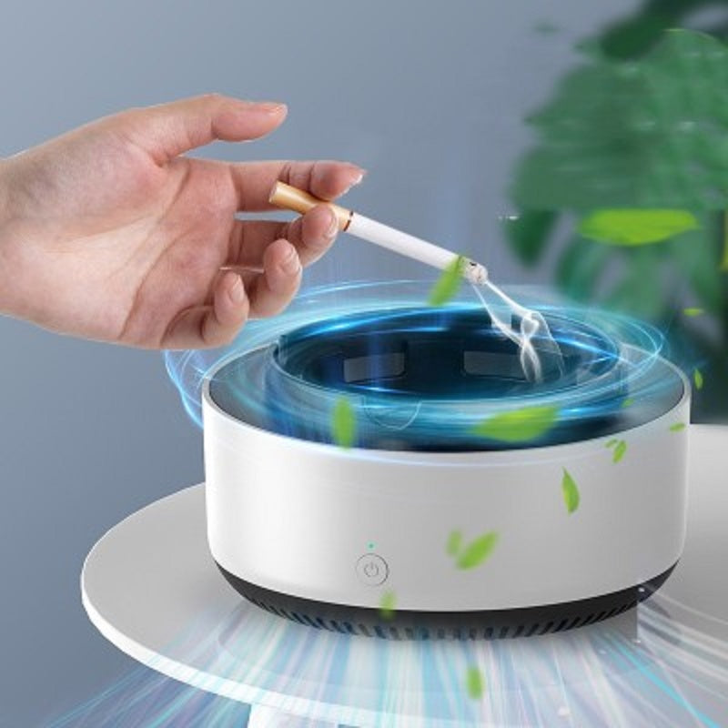 Smart Air Purifier Ashtray – Electronic Smokeless Ashtray for Home & Office