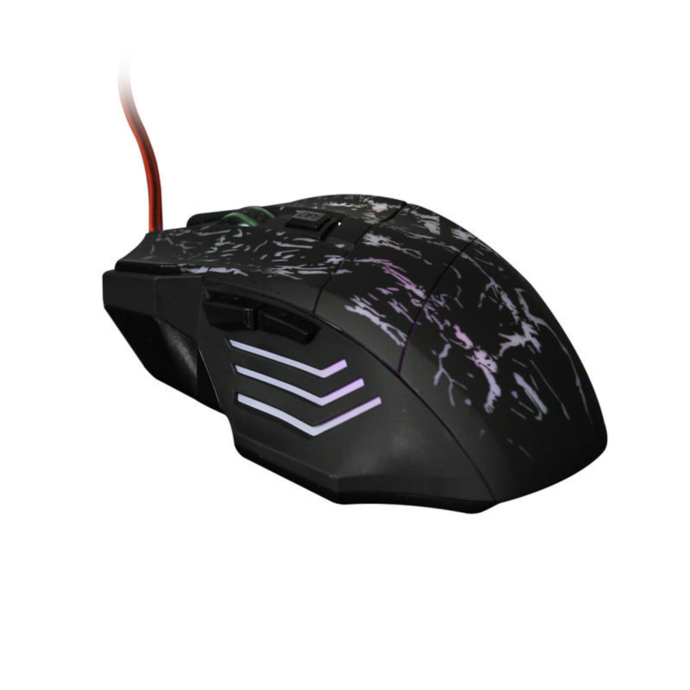 Pro Gamer Ergonomic RGB Wired Mouse - High Precision Optical Sensor