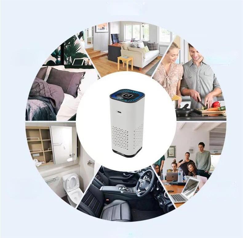 Ion-Flow Portable Purifier: Fresh Air for Your Car & Hom