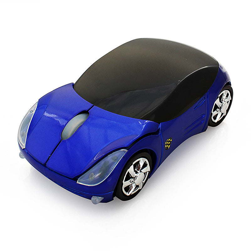 Wireless Sport Car Mouse - Ergonomic 2.4G Optical Gaming Mouse for PC & Laptop