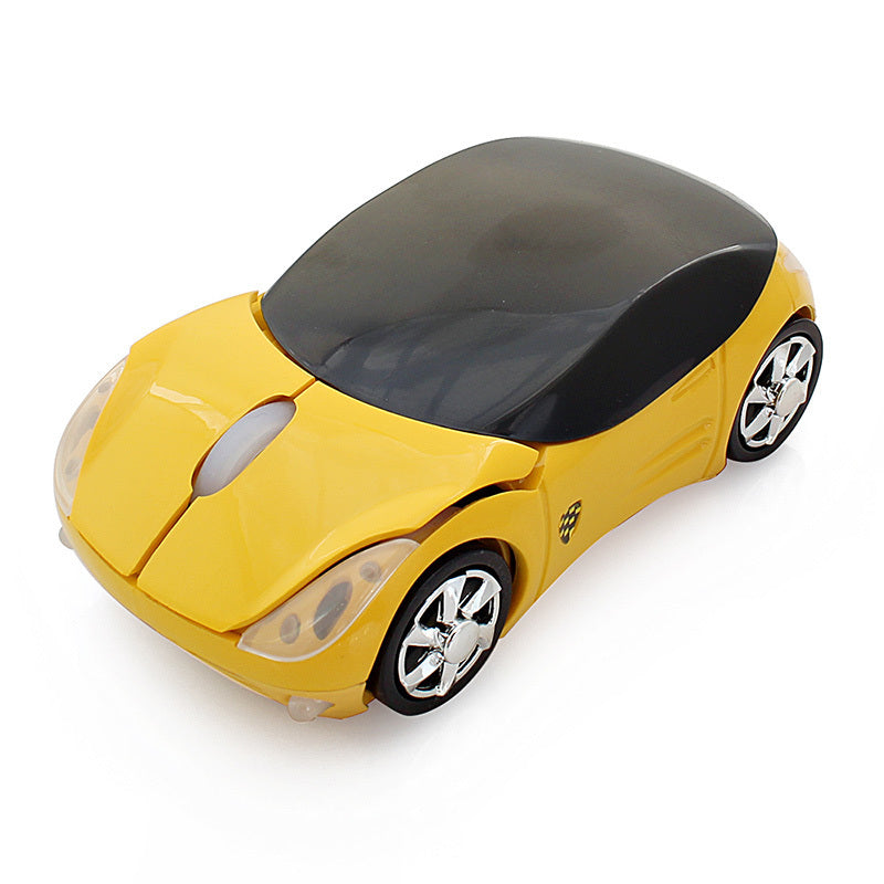 Wireless Sport Car Mouse - Ergonomic 2.4G Optical Gaming Mouse for PC & Laptop