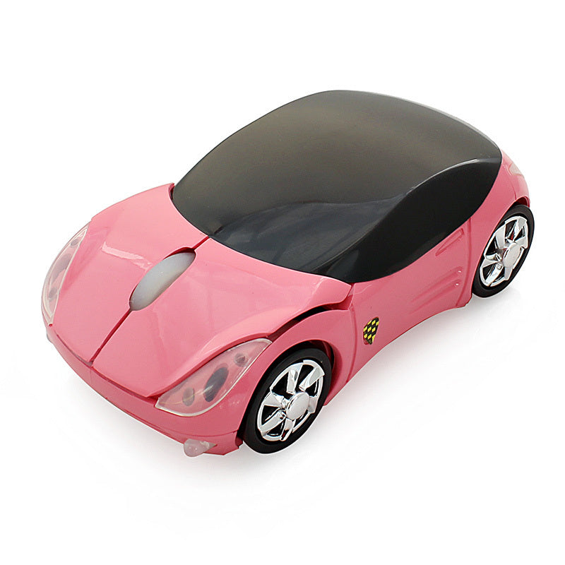 Wireless Sport Car Mouse - Ergonomic 2.4G Optical Gaming Mouse for PC & Laptop