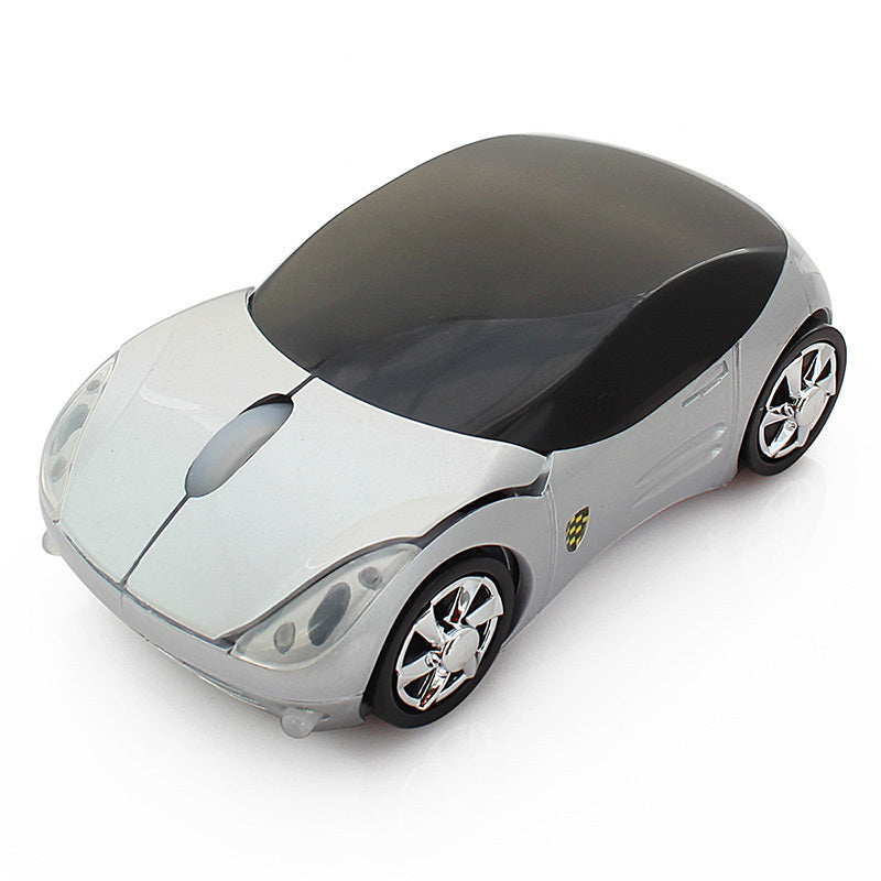 Wireless Sport Car Mouse - Ergonomic 2.4G Optical Gaming Mouse for PC & Laptop