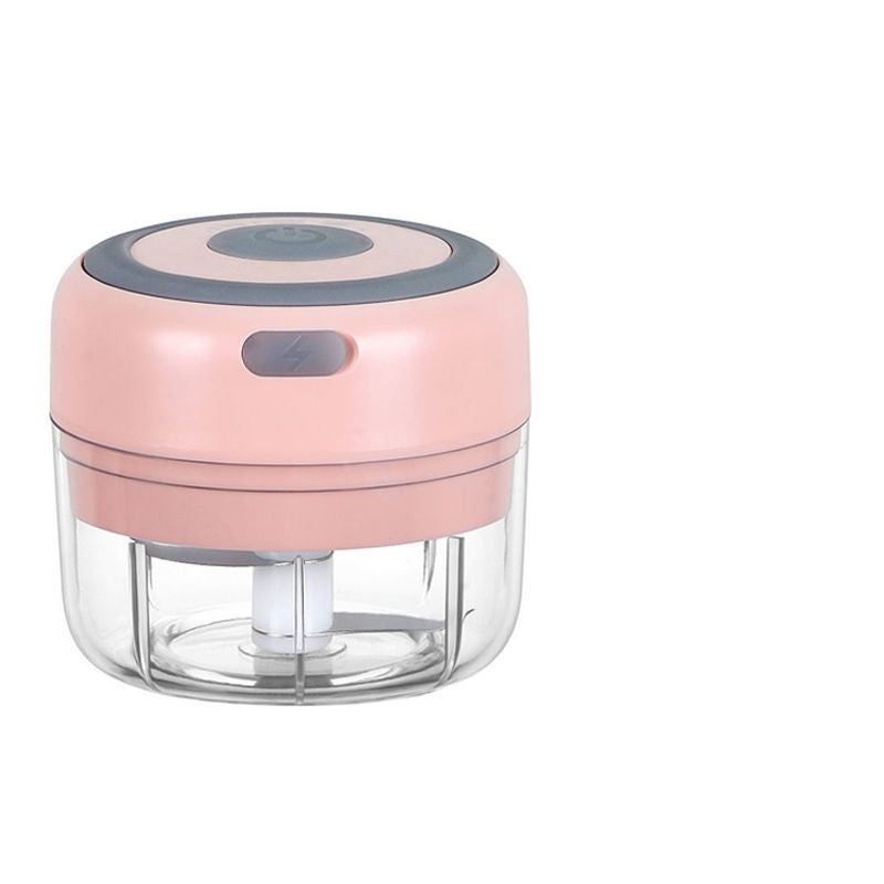 Electric Mini Garlic Chopper & Ginger Masher - Portable Vegetable Crusher, USB Charging, Durable Kitchen Tool for Chili & Veggies