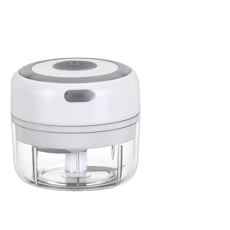 Electric Mini Garlic Chopper & Ginger Masher - Portable Vegetable Crusher, USB Charging, Durable Kitchen Tool for Chili & Veggies