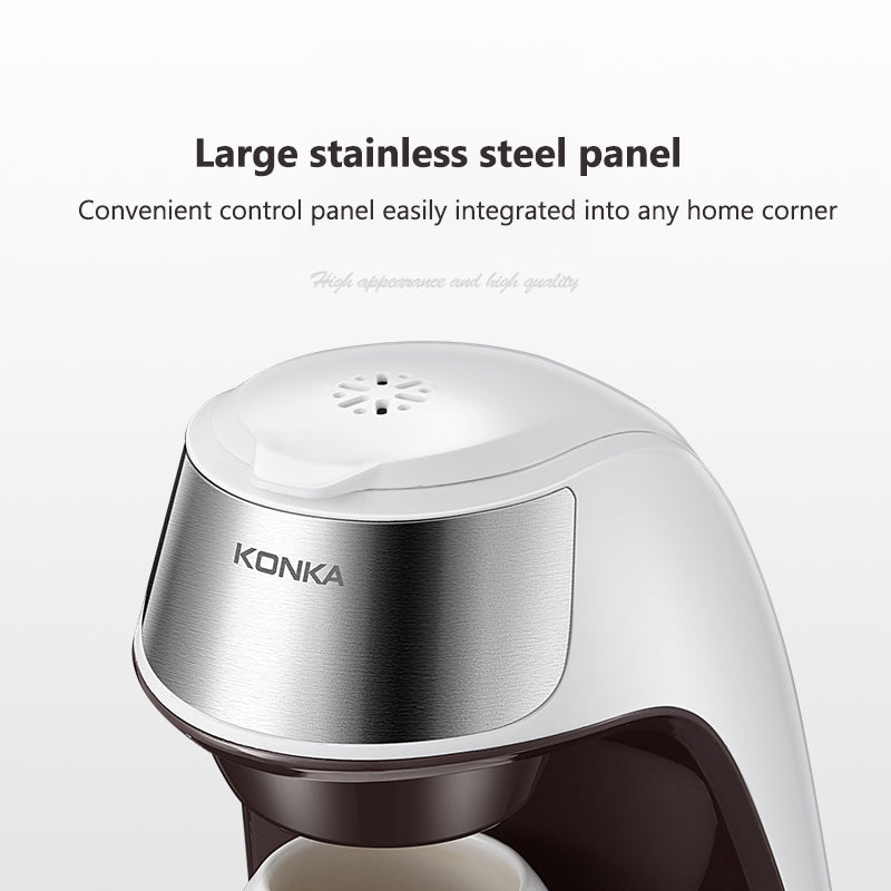Portable Fully Automatic Coffee Machine – Small American Drip Maker for Home & Office Use