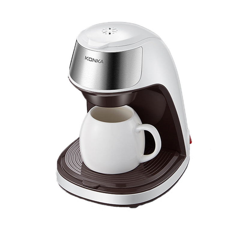 Portable Fully Automatic Coffee Machine – Small American Drip Maker for Home & Office Use