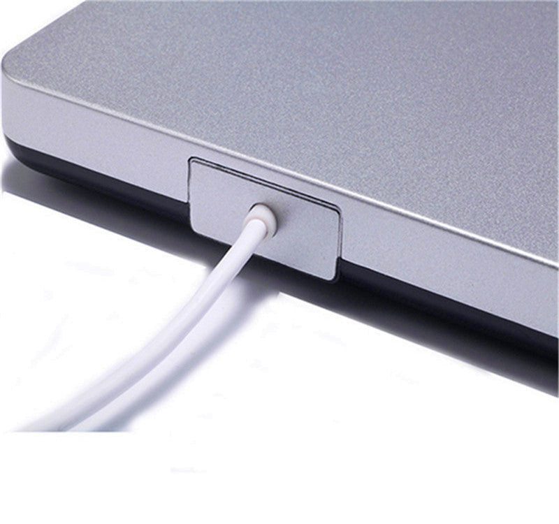 Portable External USB DVD/CD Drive - Slim Optical Burner & Player for Laptop & PC