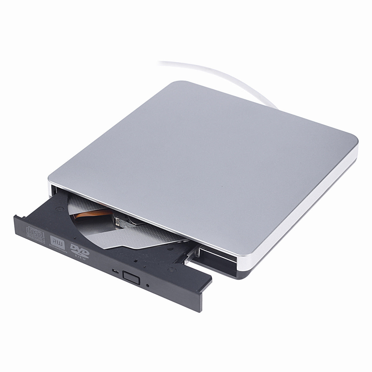 Portable External USB DVD/CD Drive - Slim Optical Burner & Player for Laptop & PC