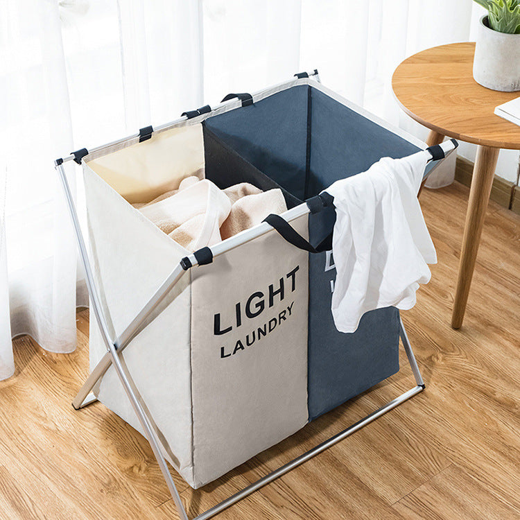 Collapsible Laundry Hamper – Foldable Clothes Storage Basket for Home