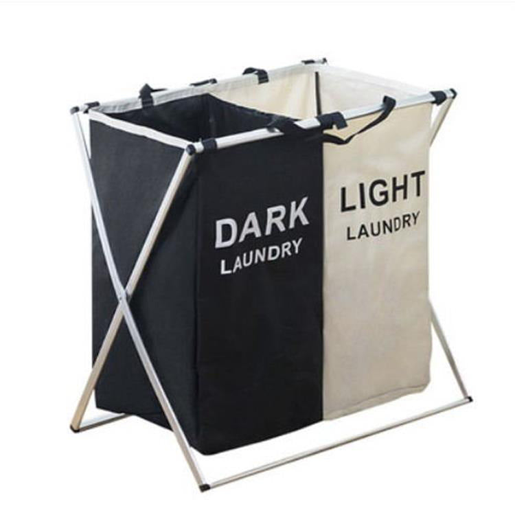 Collapsible Laundry Hamper – Foldable Clothes Storage Basket for Home