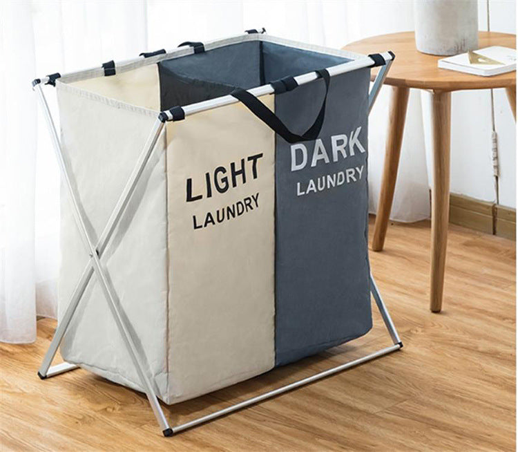 Collapsible Laundry Hamper – Foldable Clothes Storage Basket for Home