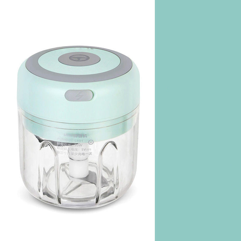 Electric Mini Garlic Chopper & Ginger Masher - Portable Vegetable Crusher, USB Charging, Durable Kitchen Tool for Chili & Veggies