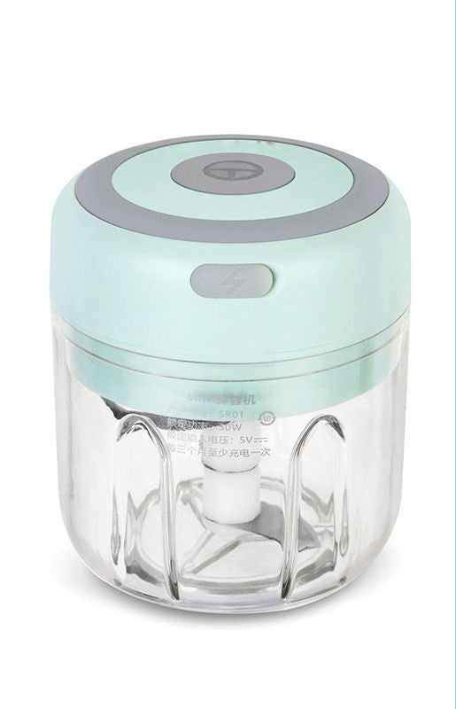 Electric Mini Garlic Chopper & Ginger Masher - Portable Vegetable Crusher, USB Charging, Durable Kitchen Tool for Chili & Veggies