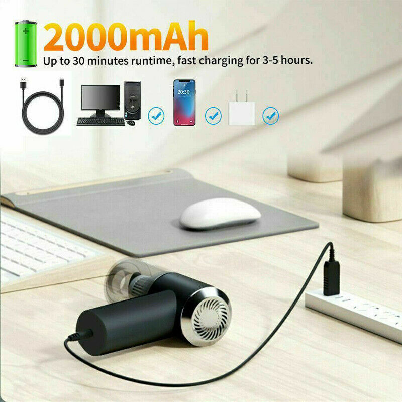 Handheld Rechargeable Car Vacuum – Powerful Cordless Cleaner for Small Spaces