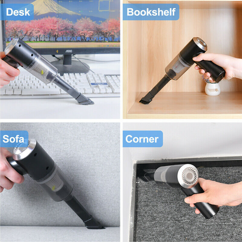 Handheld Rechargeable Car Vacuum – Powerful Cordless Cleaner for Small Spaces