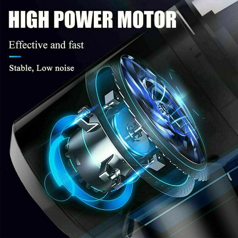 Handheld Rechargeable Car Vacuum – Powerful Cordless Cleaner for Small Spaces
