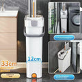 Innovative Narrow-Slot Flat Mop for Easy Hands-Free Mopping