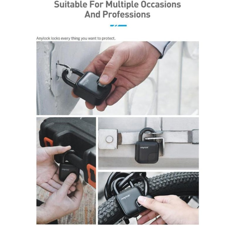 Smart Biometric Padlock L3: Waterproof & Keyless Security
