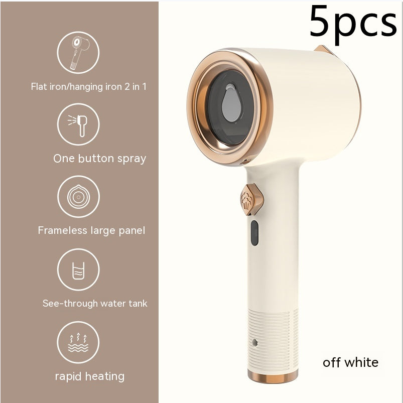 Portable Handheld Garment Steamer - Mini Vertical Fabric Steam Iron for Home & Travel (US Plug)