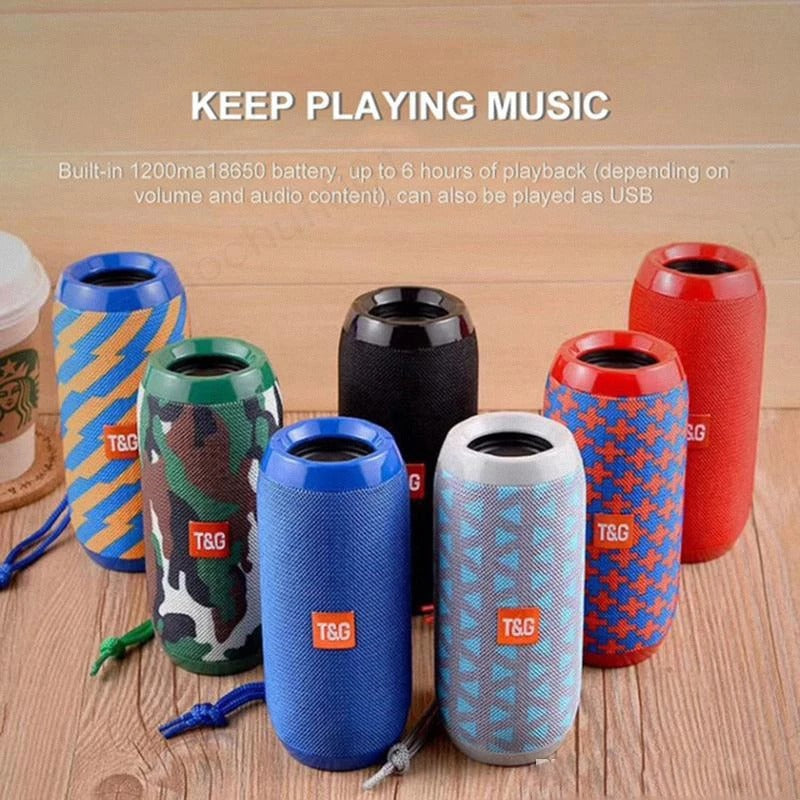 Compact Wireless Column Speaker – 10W High-Fidelity Portable Subwoofer