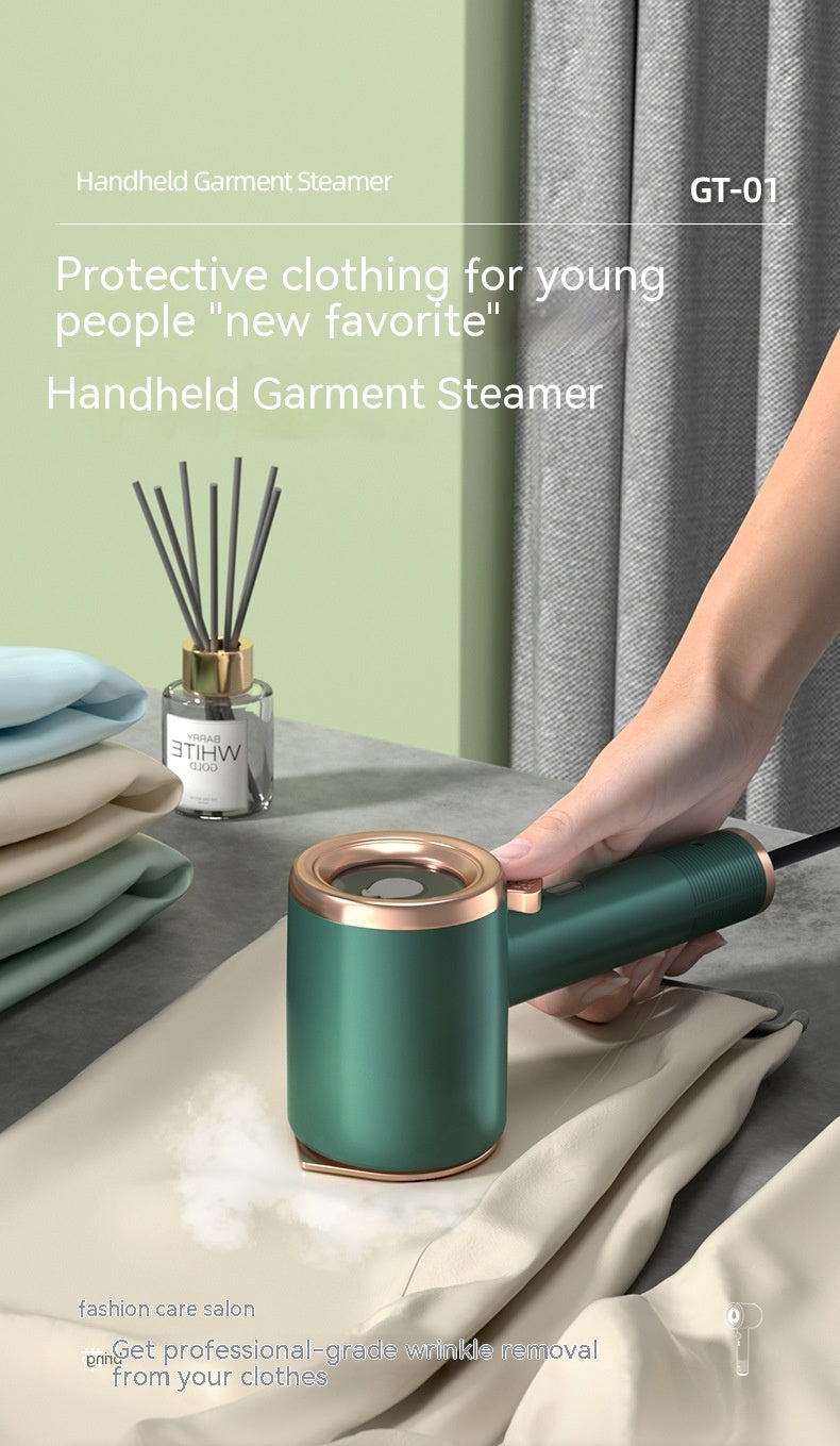 Portable Handheld Garment Steamer - Mini Vertical Fabric Steam Iron for Home & Travel (US Plug)