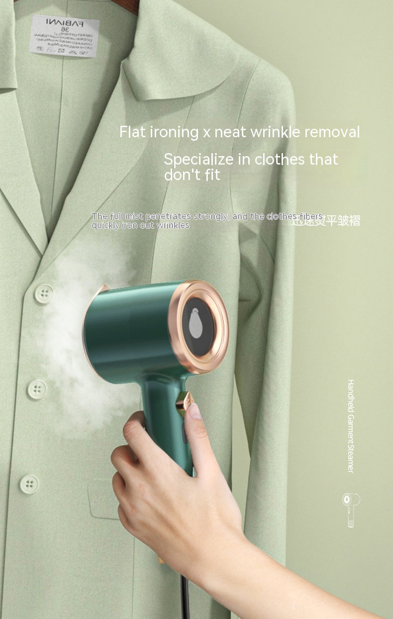 Portable Handheld Garment Steamer - Mini Vertical Fabric Steam Iron for Home & Travel (US Plug)