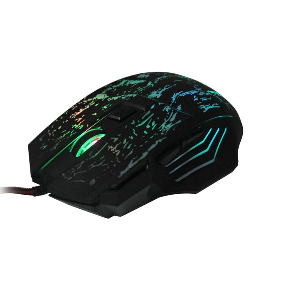 Pro Gamer Ergonomic RGB Wired Mouse - High Precision Optical Sensor