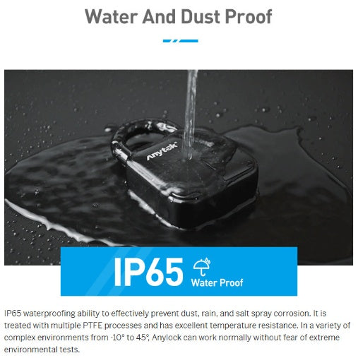 Smart Biometric Padlock L3: Waterproof & Keyless Security