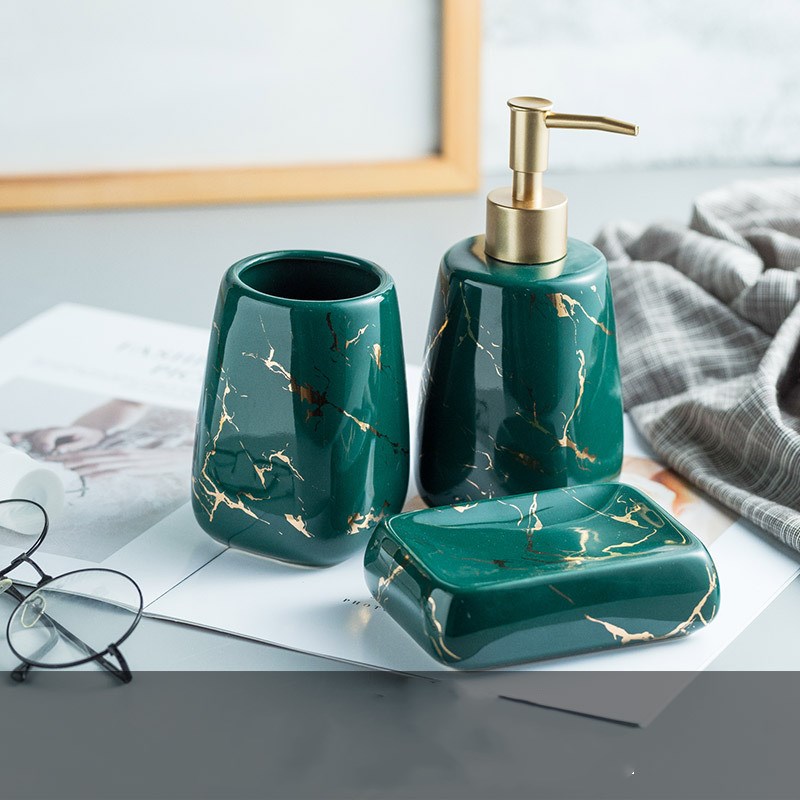 Bathroom Accessory Set – Wash & Storage Kit