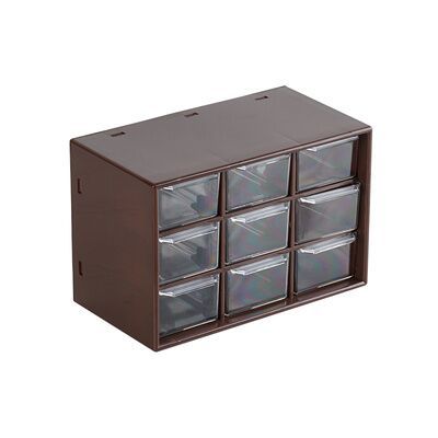 Transparent Storage Organizer Box – Stackable Desktop Drawer for Office Supplies, Cosmetics & Accessories
