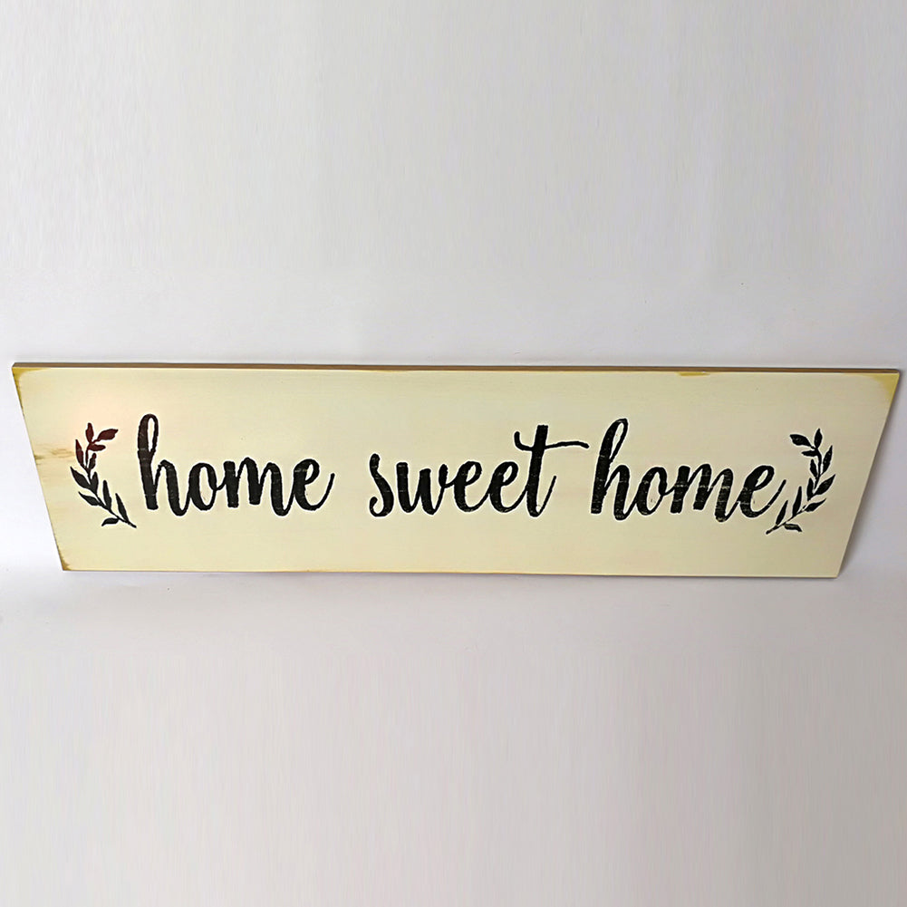 Home Sweet Home Wall Decor – Cozy & Stylish Home Decoration for Living Room or Entryway