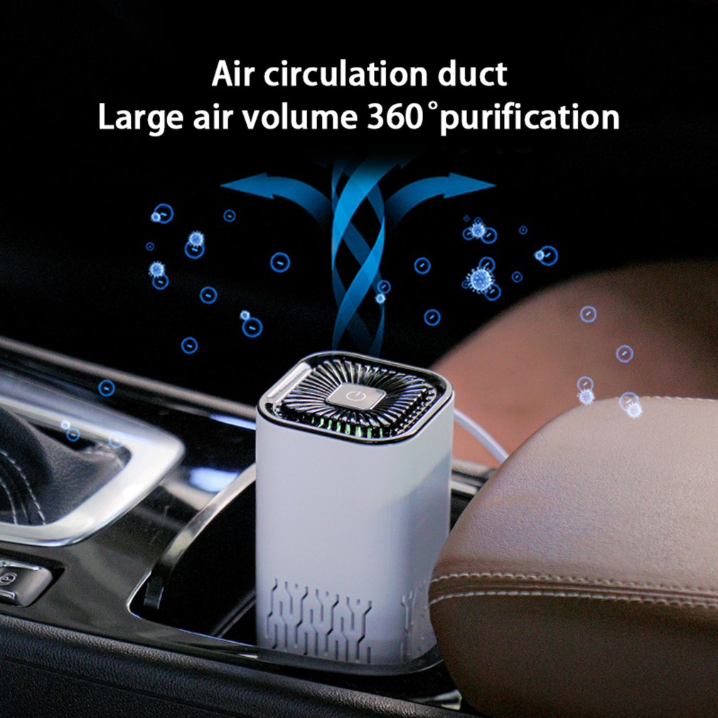 Ion-Flow Portable Purifier: Fresh Air for Your Car & Hom
