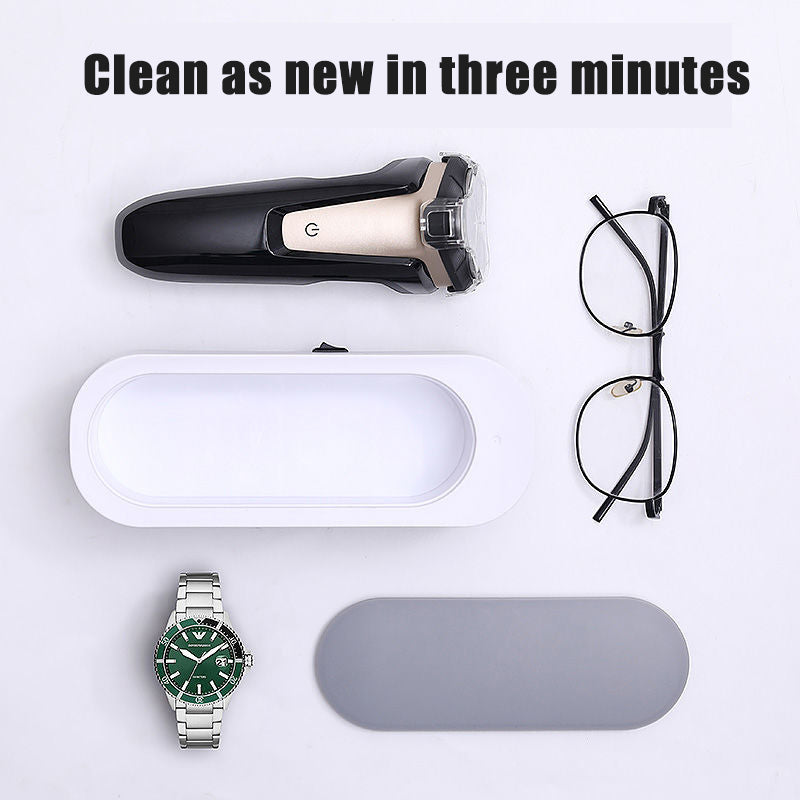 High-Frequency Ultrasonic Cleaner for Jewelry, Glasses, Watches & Dentures