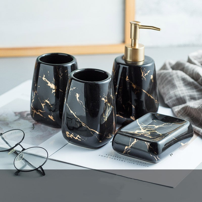 Bathroom Accessory Set – Wash & Storage Kit