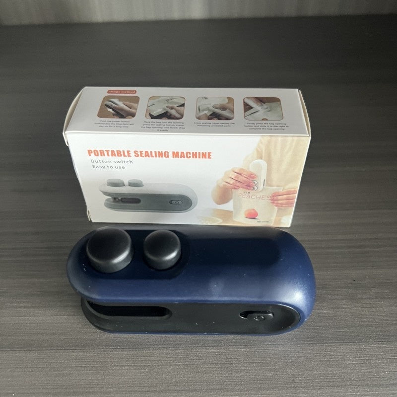 Mini 2-in-1 USB Heat Sealer & Bag Opener – Portable Snack Plastic Bag Sealing Machine for Home