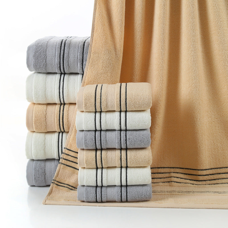 Luxury Pure Cotton Bath Towel – Thick, Soft & Highly Absorbent | Perfect for Home & Bathroom Use