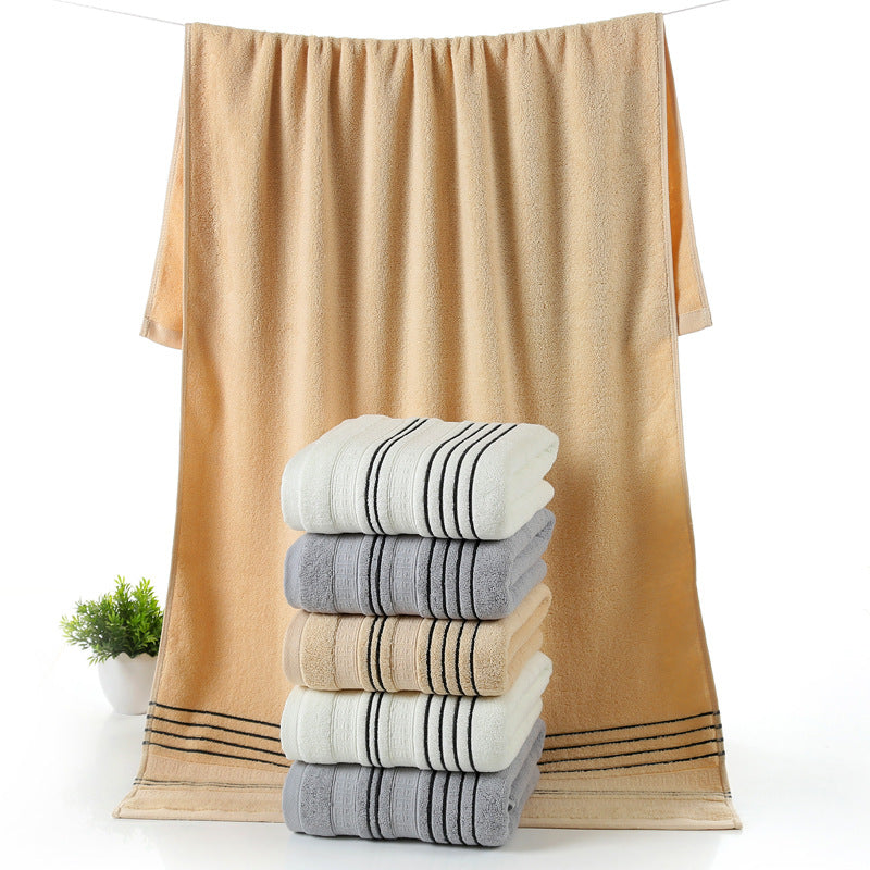 Luxury Pure Cotton Bath Towel – Thick, Soft & Highly Absorbent | Perfect for Home & Bathroom Use