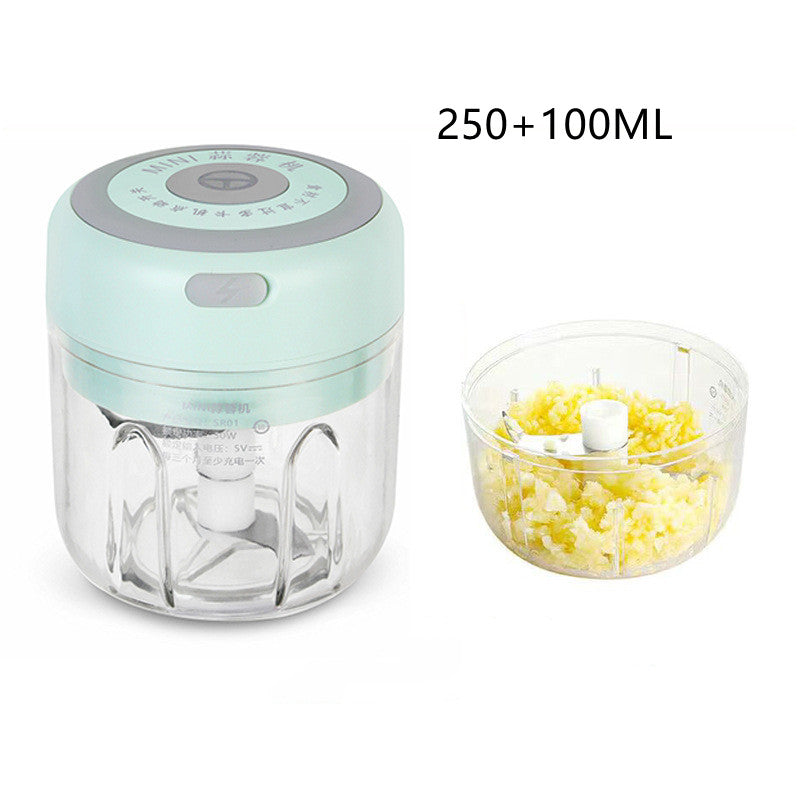 Electric Mini Garlic Chopper & Ginger Masher - Portable Vegetable Crusher, USB Charging, Durable Kitchen Tool for Chili & Veggies