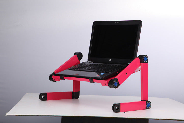 Multi-Functional Foldable Laptop Stand - Adjustable Height Notebook Desk for Bed