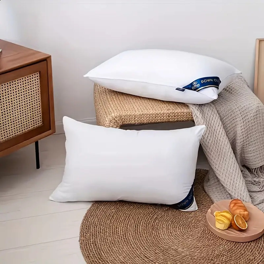 Blue Bed Pillows – Soft & Breathable Sleeping Pillows for Home & Hotel Use