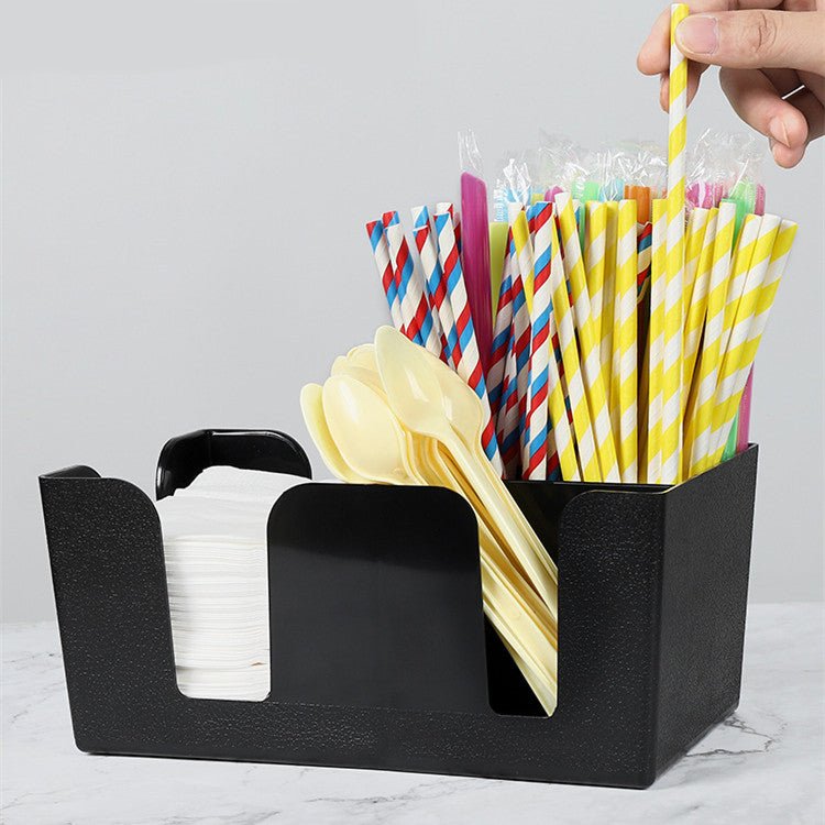 All-in-One Tissue Box Organizer – Multi-Compartment Storage for Desk, Living Room & Bedroom