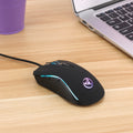 Wired USB Gaming Keyboard with Rainbow RGB Lighting - Waterproof & Durable