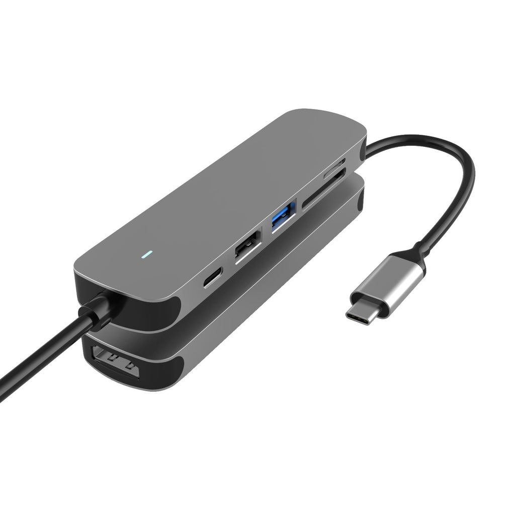 7-in-1 USB-C Docking Station - 4K HDMI, High-Speed Data Hub & PD Charging