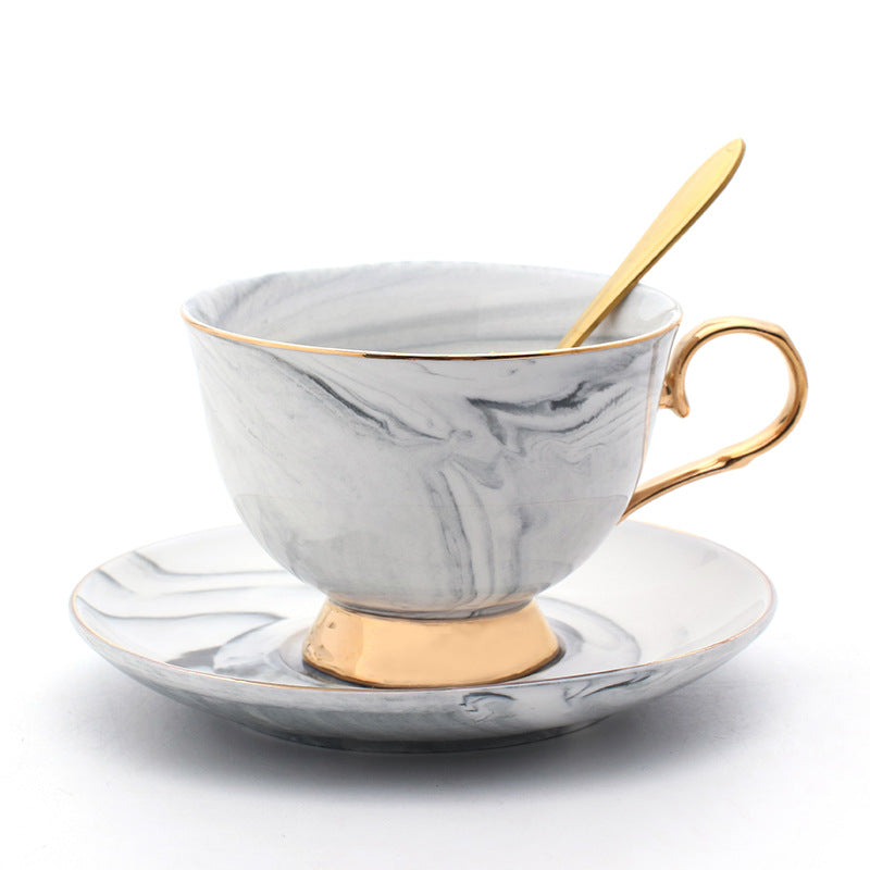 Elegant Coffee Cups & Saucers