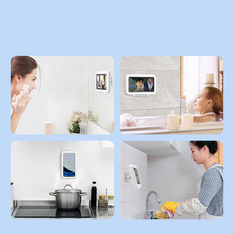 Waterproof Shower Phone Box – Hands-Free Touch Screen Holder for Bathroom & Kitchen | Full Seal Protection